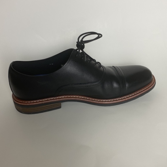 Men’s Black Kite Flex Lace Up Dress Shoes - Picture 7 of 11